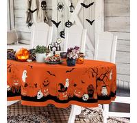 Yighty Oval Halloween Tablecloth