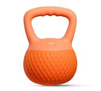 YIGUO Soft Kettlebell, 15lb Kettlebells Cushioned Impact-Resistant Base and Anti-Slip Grip, Strength Training Kettle Bell for Women and Men, Home Workout (Orange)