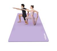 YiGym Yoga Mat 200×130cm Thick 20/15/10mm NBR Exercise Mat for Home Gym | Extra Large Gym Mat for 2 People Couple Family, Non-slip Exercise Mats for Yoga Pilates Fitness Training Workout
