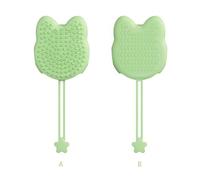 YIGZYCN 1 Double-Sided Pet Grooming Glove Silicone Brush for Bathing, Deshedding & Massaging Dogs & Cats, Easy Pet Hair Removal Mitt with Massage Function Easy to Rinse