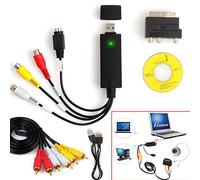 YIGZYCN 1 Set USB2.0 VHS To Converter Video Device Cable For 10 Systems Splitter Extension Cable Adapter Card Reader Converter Drive Cord Base Transmission Case Connector
