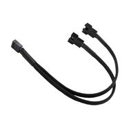 YIGZYCN 1 To 2 Fan Splitter Adapter Compatibles 4Pin PC Fans Features Overcurrent Protections Durability And High Capacity High Efficiency Fan Adapter