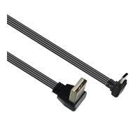 YIGZYCN 10cm-1m USB To USB C Power Wire Charging Cord 480Mbps Data Transfer Cable 10W Fast Charging For Tablets Black C Cable