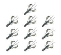 YIGZYCN 10Pcs 6.5cm 3.40g Crawfishes Shrimp Lures Shrimps Baits Soft Simulation Prawns Shrimps Set Fishing Tackle Soft for Fishing