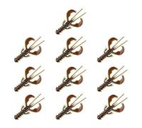 YIGZYCN 10Pcs 6.5cm 3.40g Crawfishes Shrimp Lures Shrimps Baits Soft Simulation Prawns Shrimps Set Fishing Tackle Soft for Fishing