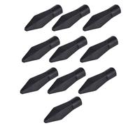 YIGZYCN 10pcs Black Rubber Arrows Tip Soft Arrows Rubber Broadheads Training For Targets Practice