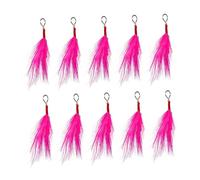 YIGZYCN 10Pcs Lure Pendant Saltwater Fishing Tackle Detachable Spoon Baits Pendant for Treble Hook Equipment Rustproof