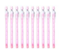 YIGZYCN 10Pcs Not Sharpening Multiple Point Stacking Pencils for Writing Stackable Push Pencil Assortment with Eraser Not Sharpening Stackable