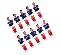 YIGZYCN 10Pcs Table Soccer Figures Foosball Replacement Players Small Player Table Football Replacement Part Enduring Hard Foosball Man