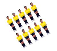 YIGZYCN 10Pcs Table Soccer Figures Foosball Replacement Players Small Player Table Football Replacement Part Enduring Hard Foosball Man