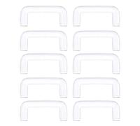 [YIGZYCN] 10pcs Transparent Septum Ring Retainer U Shape Piercing Hider Flexible Acrylic Nose Retainer Body Jewelry Acrylic Nose Retainer