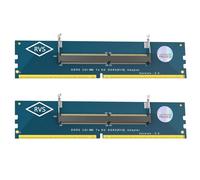 YIGZYCN 1Pair High Frequency SO DDR5 to DDR5 U DIMM Memory Adapters for Desktop PC with 6 Layer PCBs and Over Current Protections Desktop Adapter