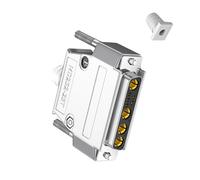 YIGZYCN 1pc 30Amp Mixed D-Sub Connector 9W4 Male and Female, 5+4D-SUB Pin Power Mixed, Secure PCB Mount