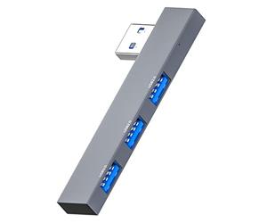 YIGZYCN 1x3.0+2x2.0 USB 3 Port Extension Plug Portable Type C USB Splitter PC Computer Laptop Accessories