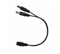YIGZYCN 2 Way Power Distribution Cable, DC5.5x2.1mm Adapter Splitter Cable for LED Lighting and Surveillances Gear Adapter Cord