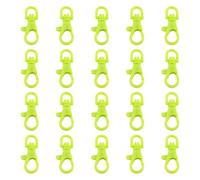 YIGZYCN 20 Pack Multicolor Clasps Jewelry Accessories with Quick Releasing Keychain Finding Texture for Keychain Lobster Clasp