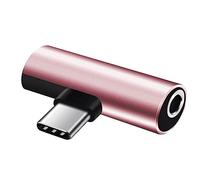 YIGZYCN 2in1 USB C to 3.5mm Female Headphone Jack + Type C Charging Adapter USB C to Aux Audio Converter for S23-S22 S21-S20