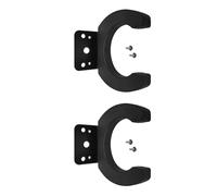 YIGZYCN 2Pcs Microphone Wall Hanger Hook Holder Stand Bracket Wall Mount Microphone Rack Mic Clamps for Home