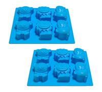 YIGZYCN 2Pcs Silicone Mold for Baking and Candy 6 Cavity Animal Designs Lions Hippo Bear Dishwasher Safe Food Grade Dishwasher Safe