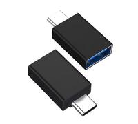 YIGZYCN 2pcs USB C To USB Adapter Type C Male To USB3.0 Female Converters For Electronics Devices Easy Use Charging &Data