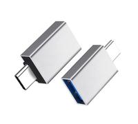 YIGZYCN 2pcs USB C To USB Adapter Type C Male To USB3.0 Female Converters For Electronics Devices Easy Use Charging &Data