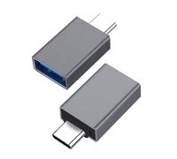 YIGZYCN 2pcs USB C To USB Adapter Type C Male To USB3.0 Female Converters For Electronics Devices Easy Use Charging &Data
