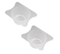 YIGZYCN 2Pieces Airbrushes Painting Filter Cup Purifier Cups with Metal Screen Airbrushes Strainer for Various Model Painting Task Paint Strainer Cup