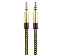 YIGZYCN 3.5mm To 3.5mm Stereo Sound Cable 3.5mm 1/8" Male To 3.5mm 1/8" Male Nylon Braideds Cable For Guitar Laptop Theater