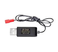 YIGZYCN 3.6V 4.8V 6V 7.2V Battery USB Cable for RemoteControl Car Truck SM2P / JST/KETPlug Charging Cable Usb