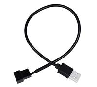 YIGZYCN 30cm USB to 4Pin Molex Fan Power Adapter Cable for Case Chassis Fans, Compatible with Personal Computers