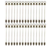 YIGZYCN 30Pieces Multipurpose Metal Rod Pendants Jewelry Making Supply Metal Stick Charm For Artistic Earrings Necklaces