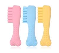 YIGZYCN 3pcs/set Dogs Molar Chew Toy For Aggressive Chewers Comb Shape Ruggedness Toy For Cleaning Teeth Interactive Toy