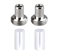 YIGZYCN 4 Fiber Visual Fault Locator Replacement Parts 2x Ceramic Tube Sleeves With 2x Metal Fitting Connectors Fiber Visual Fault Locator
