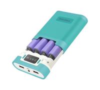 YIGZYCN 4 Section Detachable 18650 Battery Storage Box Set Portable Charging Case Easy Assembly ABS Texture for Repair Holder