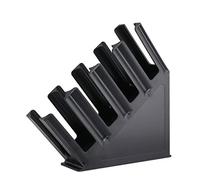 YIGZYCN 4 Stack Portable Disposable Paper Cup Lid Holder Dispenser Coffee Drink Take Up Cup Shelf Storage Home Cafe Buffet Stand Rack Countertop Organizer
