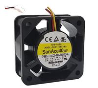 YIGZYCN 4020 Ball Bearing Fan 4cm 40mm For SanAce40WF Server Cooling Fan 24V 0.08A 40x40x20mm 3-wire FANUC 40x40x20mm 3 Pin Fan 24v