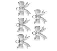 [YIGZYCN] 5 Delicate Bow Knot Necklace Pendant Bow Knot Jewelry Survey Pack Research Research Research Results for Jewelry Designs and Accessories