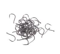 YIGZYCN 50 Pcs/Box Fishing Hook Carbon Steel Jig Barbed Carp Tackle Accessory Fishing Hooks And Weights Kit