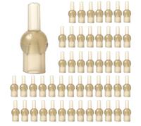 YIGZYCN 50Pcs Carp Fishing Tulips Beads Protective Sleeve Soft Rubber Quickly Change Beads Carp Feeders For Carp Fishing Tackle