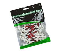 YIGZYCN 50pcs Large Castles Golfs Practice Tees Adjustable for Competitive Playing Compacts with Case