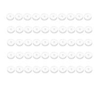 [YIGZYCN] 50x Silicone Piercing Disc Stabilizing Earring Earlobe Support Patch Plastic Disc Earrings Back Clear Disc Pads