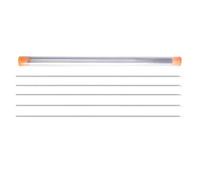 YIGZYCN 5pcs Stainless Fishing Rigging Needle Hollow Earthworm Hooking Baiting Tackle Hollow Steel Baiting