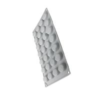 YIGZYCN 6/12 / 28 Cavity Cocoas Bean Shaped Silicone Mold Safe Baking Mold for Desserts Cake Decorations and Ice Cubes Coffee Chocolate