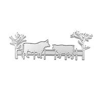 YIGZYCN Animal Cutting Die Carbon Steel Stencil Decorative Embossed Birthday Card Making Scrapbooking Album