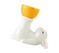 YIGZYCN Artistic Easter Eggs Dish with Lovely Design Ideal for Home Decor and Gifts Hand Painted Rabbits Holders Easter Home Decoration Lovely Rabbits Dish