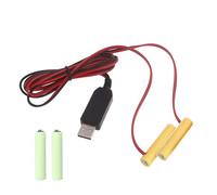 YIGZYCN Battery Power Adapter Cable USB To 1.5V 3V 4.5V 6V LR03 Battery Eliminators For LED Light Electronic Toy