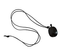 [YIGZYCN] Black Leather Necklace Fashionable Aventine Buckle Pendant Necklace Portable Accessory for Men and Women