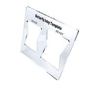 YIGZYCN Butterfly Inlay Template Woodworking Bow Tie Key Wooden Bow Tie Mortise Inlay Bushing Router and Decorative Template