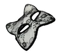 YIGZYCN Cats Masquerade Night Lights Cats Venetians Half Face Women Costume Halloween Cosplay Party Animal Half Face