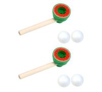 YIGZYCN Children Wood Ball Blowing Pipe Toy Hand Eye Coordination Learning Activity For Preschooler Classroom Breath Control Educational Blowing Ball